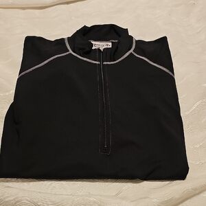 Obermeyer Black Quarter-Zip Pullover Mens Medium